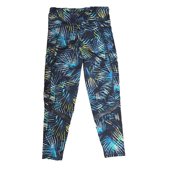 Sweaty Betty Zero Gravity Pocket Leggings Medium 7/8 Black Neon Tropical NWT - Picture 2 of 9
